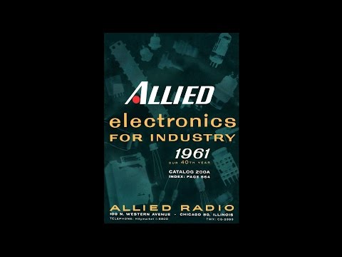 1961 Allied Radio - Electronics for Industry Catalog #200A