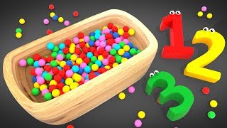 Цифры и Шарики / Учим Цифры до 10 и Цвета / Обучающий мультфильм для детей Волшебство ТВ