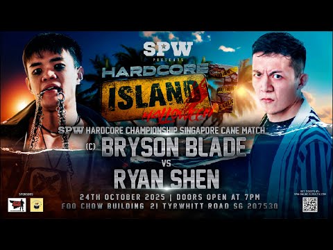 Bryson Blade (c) vs Ryan Shen | SPW Hardcore Championship Match | Hardcore Island 3