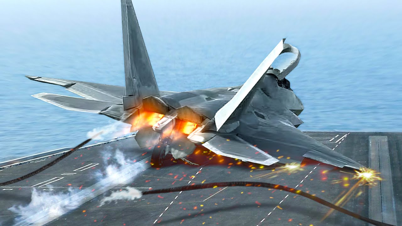 Arresting Cable BREAKS on Aircraft Carrier, Here's What Took Place Next...