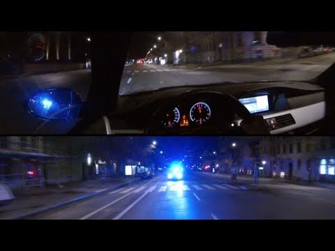 HIGHWAY 3 (Part 2) BMW E60 V10 M5 Police chase in Stockholm [HD]
