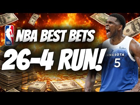 26-4 RUN 🔥 NBA Sunday 2/8 Best Bets Player Props Free Picks