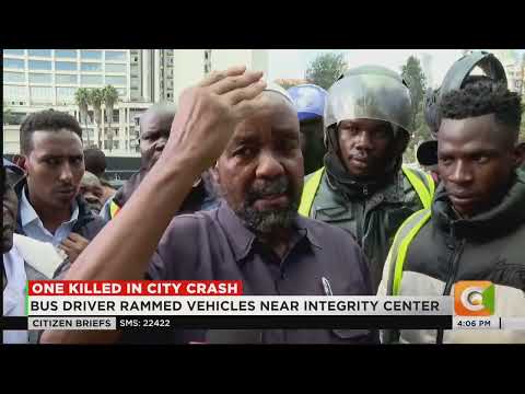1 dead in Nairobi valley road crash after bus collision near integrity Center