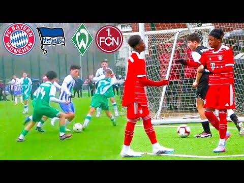U 15 Bundesliga Talente zeigen Traumtore bei Internationalen Turnier! FC Bayern München Hertha BSC