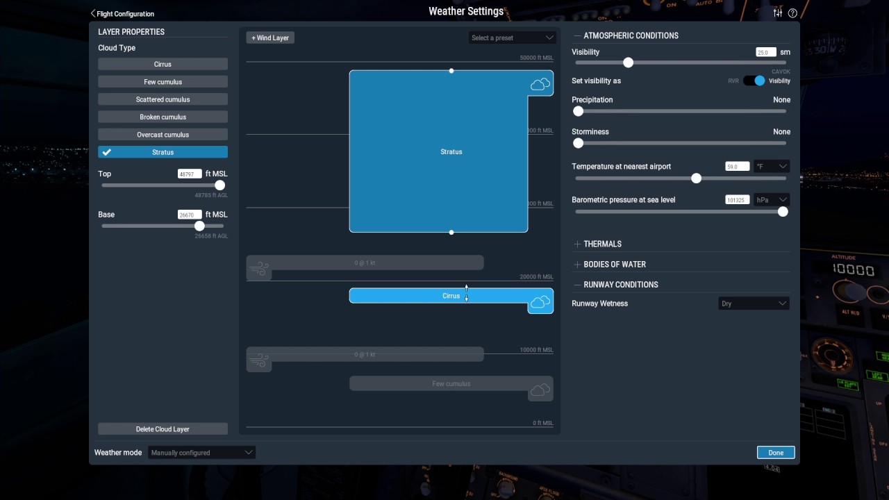 X Plane 11 Weather Customization
