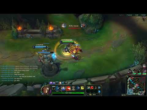 Fun Garen ADC  lol Match vs Jhin