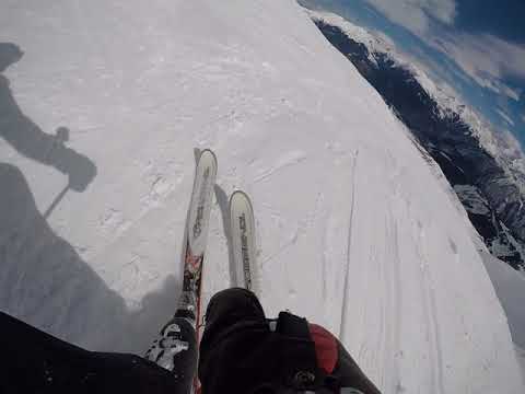 JayJay Skiing The Black Run 'Suisses' in Courchevel