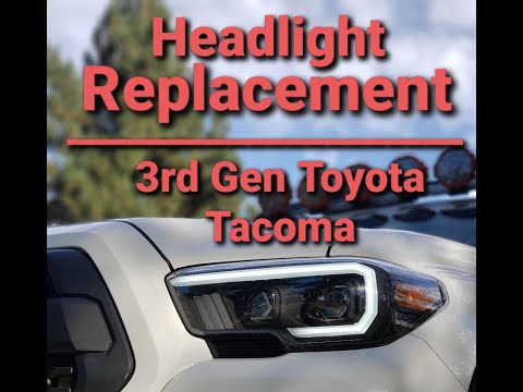 How to replace the Headlight of your 3rd gen Toyota Tacoma | Anzo USA