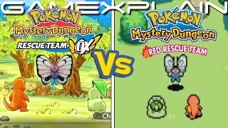 Pokémon Mystery Dungeon DX Graphics Comparison (Switch vs GBA)