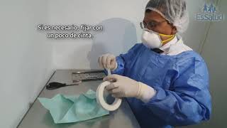 ADECUADO PROCEDIMIENTO PARA PREPARACIÓN DE UN PAQUETE PARA   SER ESTERILIZADO POR CALOR SECO.