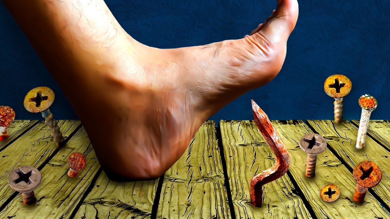 Por que é TÃO PERIGOSO pisar em um PREGO?