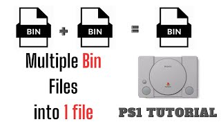 How to play PlayStation 1 game with multiple Bin files