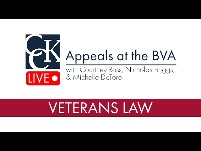 Appeals to the Board of Veterans' Appeals (BVA): Notice of Disagreement