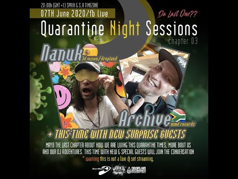 Quarantine Night Sessions Chapter 03 / special guests Ex-Gen, Killer Buds,  Smash3d, Outer Signal