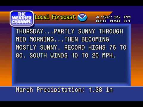 Weatherstar4000 3/31/10 Fire Watch!?