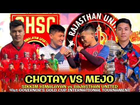 🔥😱 1st time ever Aron Vs Alan | Rajasthan United Vs Sikkim Himalayan | 41st Governors International
