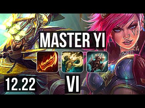 MASTER YI vs VI (JNG) | 10/1/2, 1.9M mastery, Legendary, 400+ games | EUW Master | 12.22
