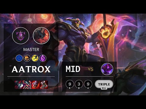 Aatrox Mid vs Malzahar - EUW Master Patch 10.25