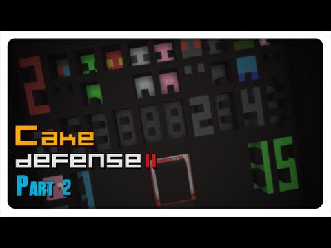 Minecraft: Cake Defense 2 - Part 2 - Easy As Cake :P