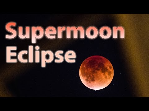 Epic Supermoon Eclipse and an Aurora