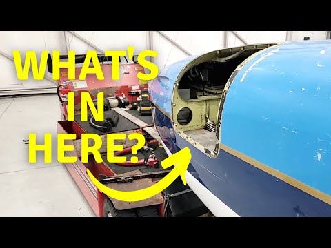 Sneak Peak at the Barn Find Aerostar's Avionics Bay!