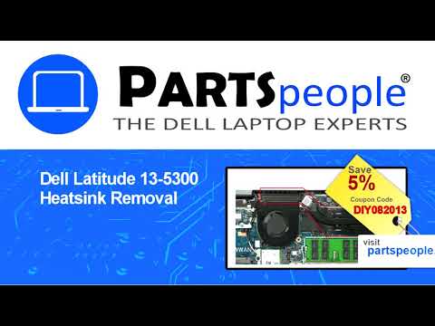 Dell Latitude 13-5300 (P97G001) Kühlkörper-Anleitungsvideo