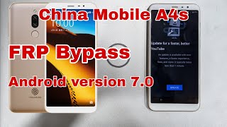 China Mobile A4s frp bypass