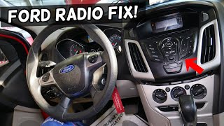WHY THE RADIO DOES NOT WORK ON FORD, RADIO NOT TURNING ON