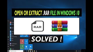 ✅ How to open RAR Files on Windows 10 | Extract RAR Files on PC