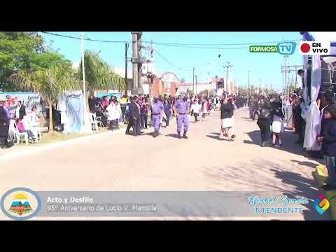 Acto y Desfile 95° Aniversario de Lucio V. Mansilla