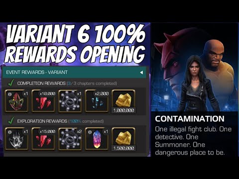 VARIANT 6 100% Rewards Opening - 3x Featured 5 Star Crystals, 25% T5CC + More!!!