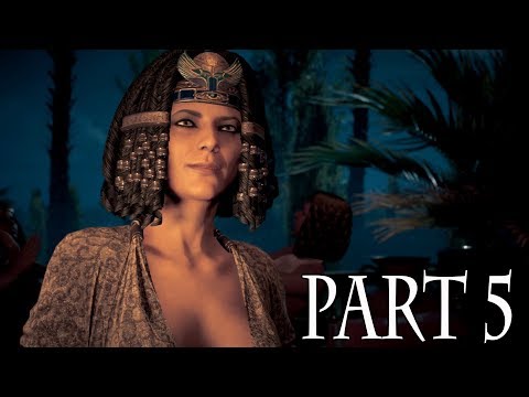 ASSASSIN'S CREED ORIGINS Walkthrough Gameplay Part 5 - Meeting Cleopatra (AC Origins) (ACO)