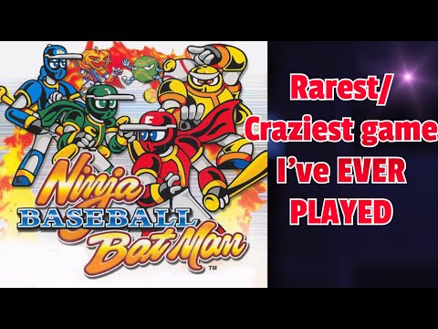 Ninja Baseball Bat Man. The RAREST game I've ever played! #videogames #gaming #retrogaming #arcade
