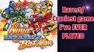 Ninja Baseball Bat Man. The RAREST game I've ever played! #videogames #gaming #retrogaming #arcade