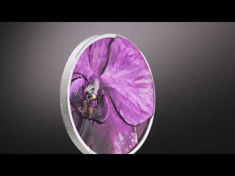 Stříbrná mince Bionics - Orchid 1 oz proof 2026