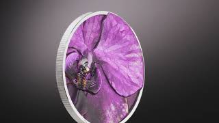 DÁREK Z LÁSKY ORCHIDEJ coin Bionics Orchid – 1 oz stříbrná mince