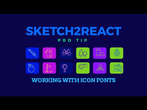 Sketch2React Pro Tip – Working with Icon Fonts