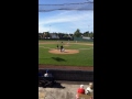 Zak Throwing out a runner vs. Columbia River (Varsity 2014)