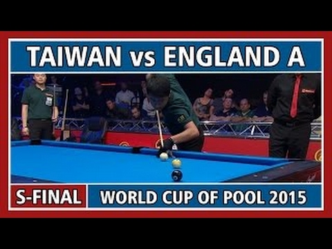 Chinese Taipei vs England A | Semifinal 1 | Full HD | 2015 World Cup of Pool