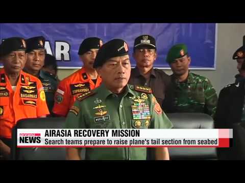 Indonesia to raise tail section of crashed AirAsia plane   에어아시아 여객기 꼬리부분 확인