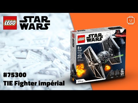 Vidéo LEGO Star Wars 75300 : TIE Fighter impérial