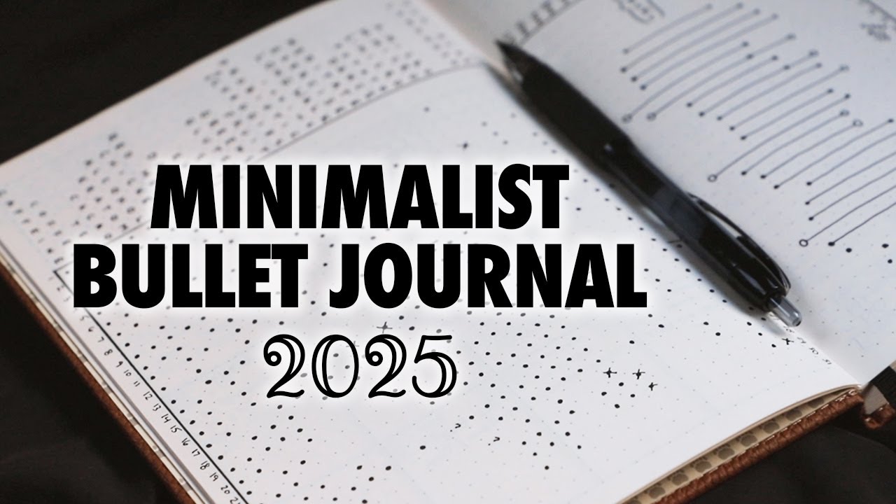 EASY Minimalist BULLET JOURNAL Set Up 2025 | HOW TO START
