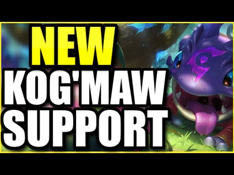 (NEW SKIN) THESE BUFFS MAKE KOG'MAW AN AP SUPPORT NOW?! ARCANIST  KOGMAW SUPPORT IS HILARIOUSLY FUN!