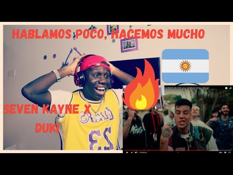 Seven Kayne x Duki - Hablamos Poco , Hacemos Mucho Official Video Reaction!!