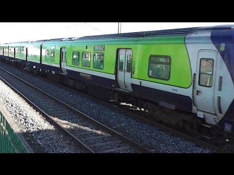 Irish Rail 8520, 8300 + 29000 Class Trains - Booterstown, Dublin