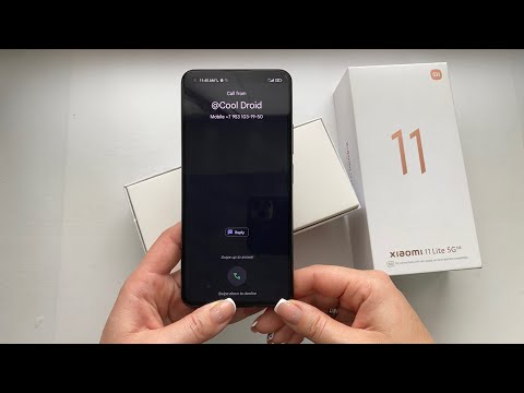 Xiaomi 11 Lite 5G NE 8/128 GB incoming call & boot animation