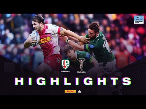 Premiership Rugby Highlights: Harlequins score seven tries to demolish London Irish away from home