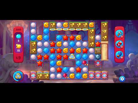 Fishdom Hard level 6916 no boosters フィッシュダム