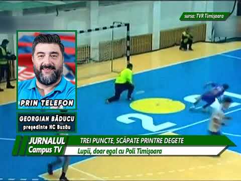TREI PUNCTE, SCĂPATE PRINTRE DEGETE DE HC BUZĂU, ÎN DEPLASAREA DE LA POLI TIMIŞOARA