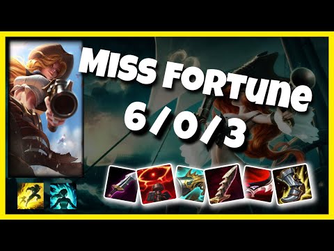 Miss Fortune vs Jhin KOREAN Challenger BOT (6/0/3) Gameplay Replay - Patch 10.24